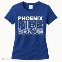 City Of Phoenix Fire Rescue Arizona Firefighter Gift Women's T-Shirt thumb 0