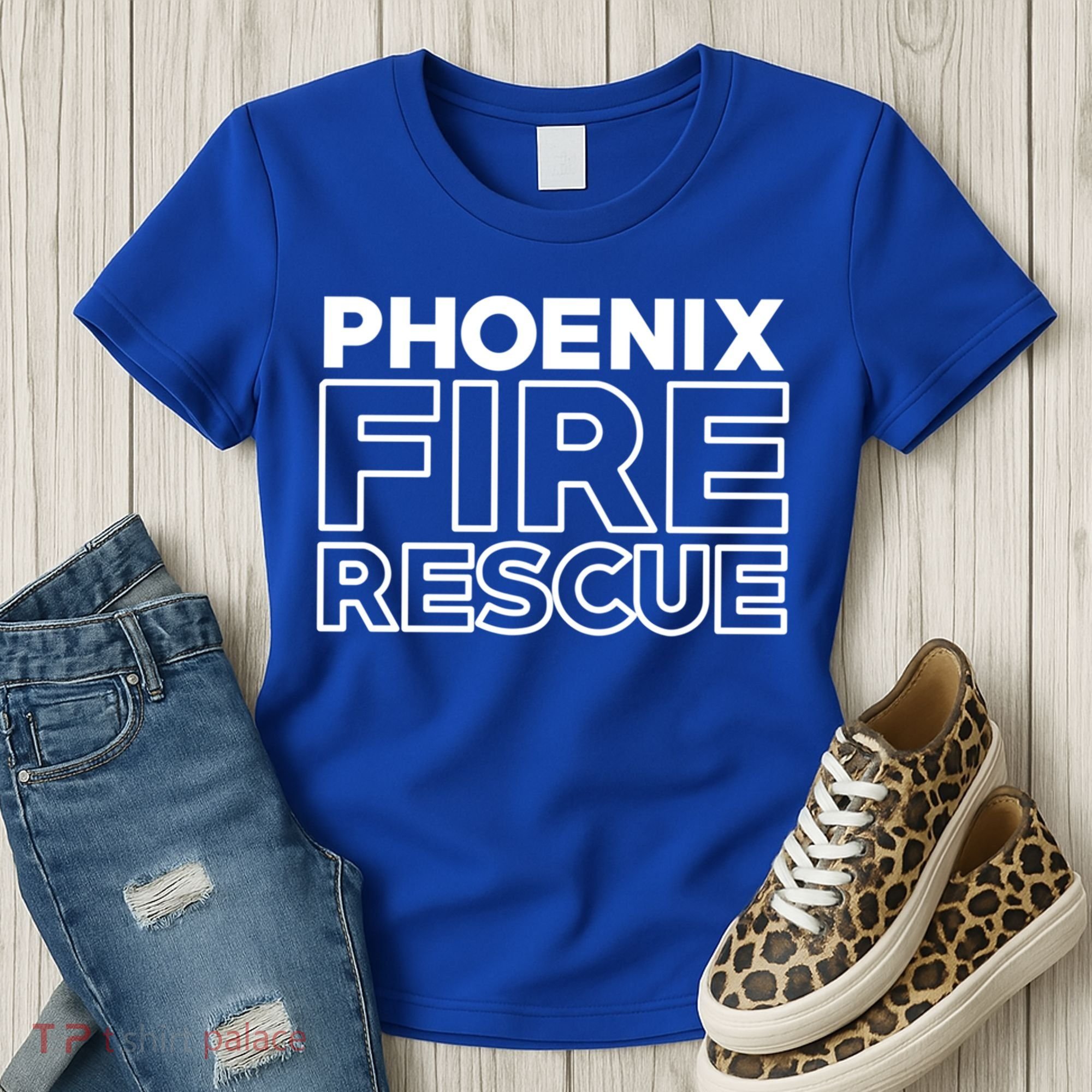 City Of Phoenix Fire Rescue Arizona Firefighter Gift Women's T-Shirt