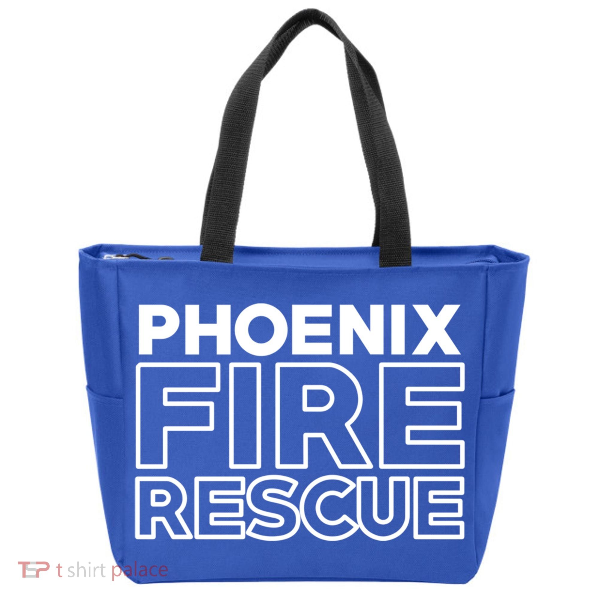 City Of Phoenix Fire Rescue Arizona Firefighter Gift Tote Bag