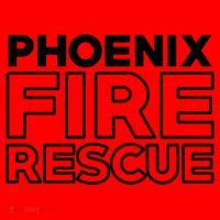City Of Phoenix Fire Rescue Arizona Firefighter Gift Santa Hat thumb 1