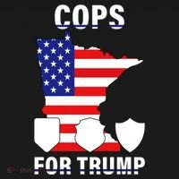 Cops For Trump Doggie Tank thumb 4