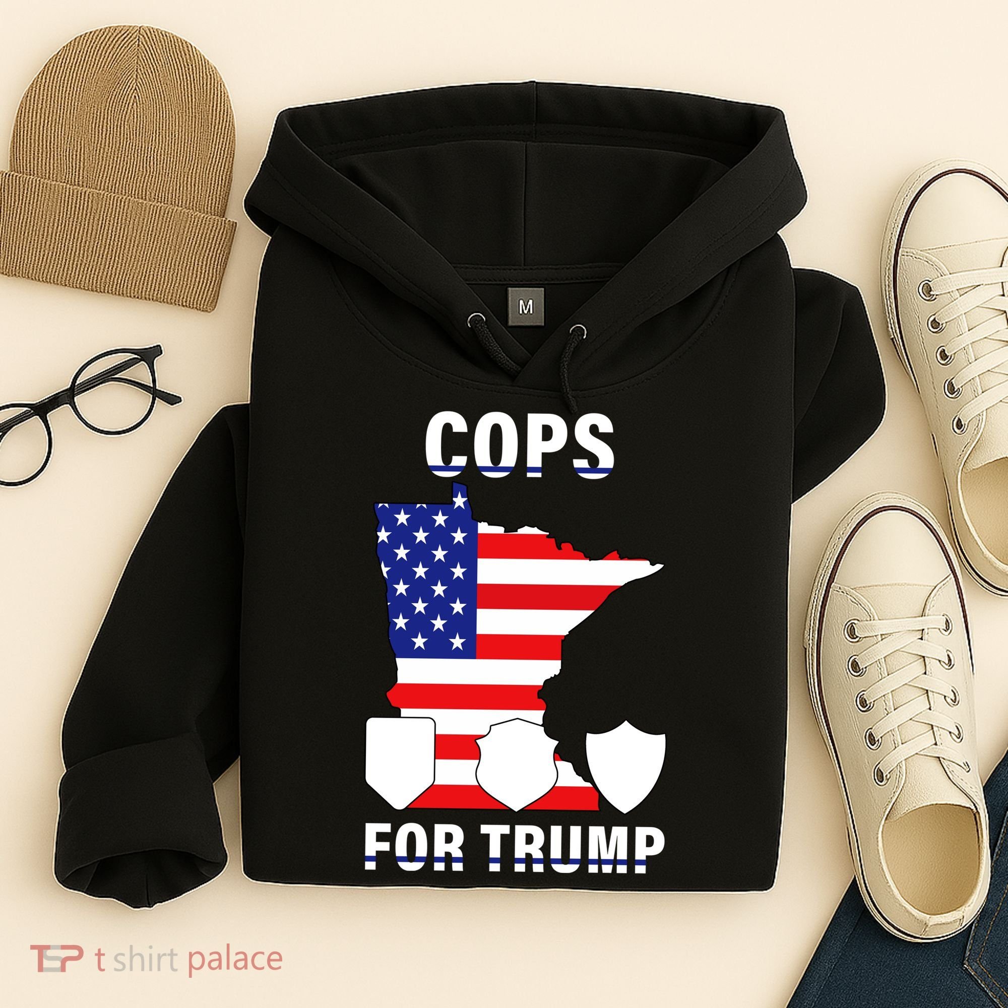 Cops For Trump Hoodie