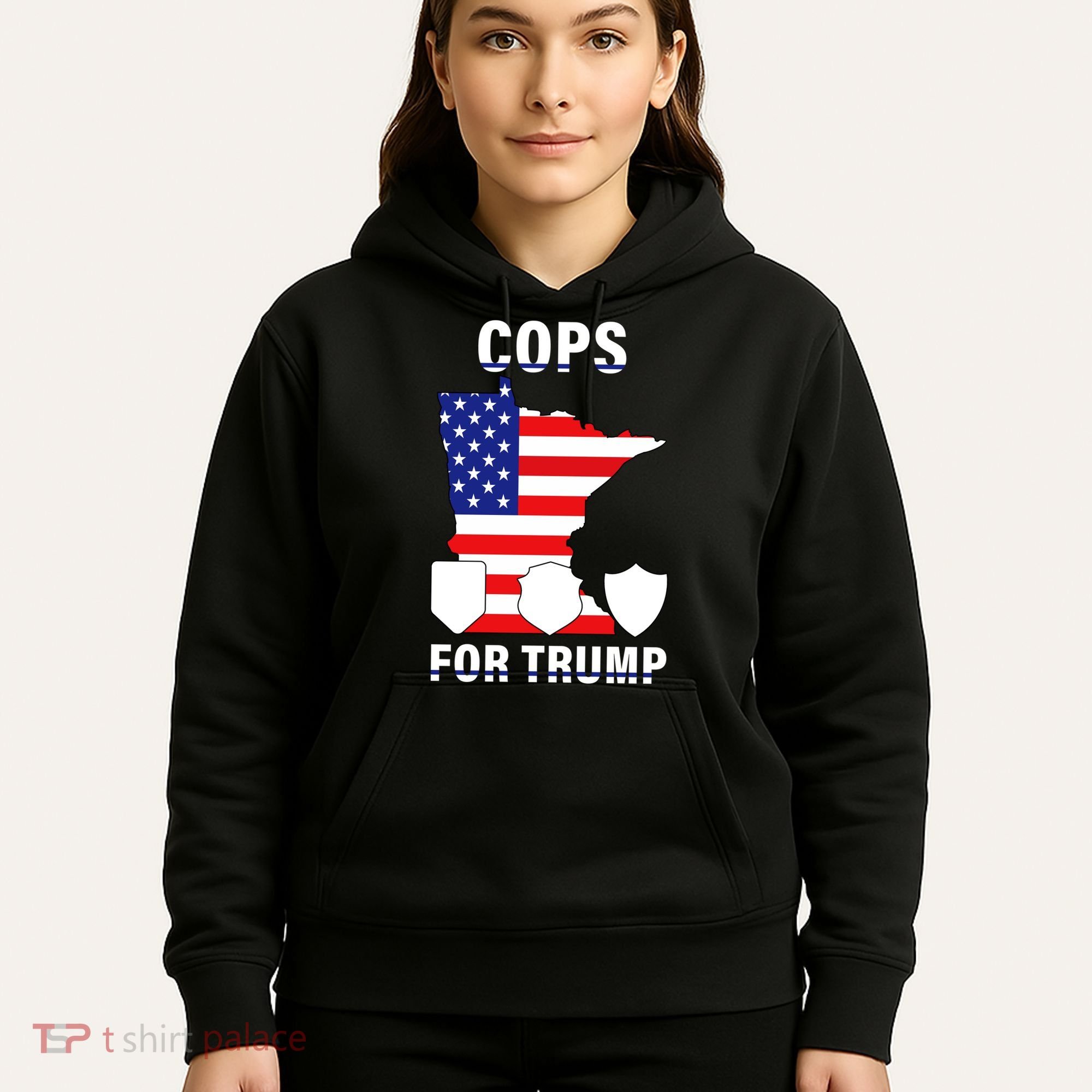 Cops For Trump Hoodie