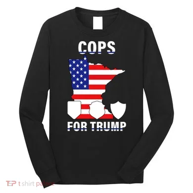 Cops For Trump Long Sleeve Shirt