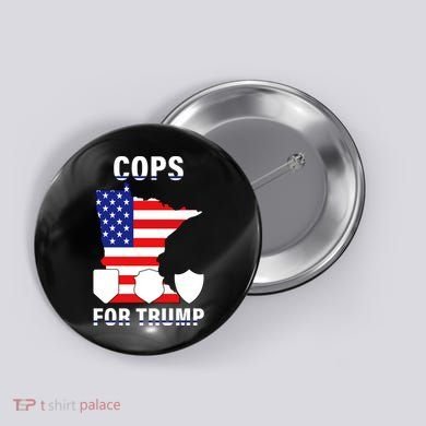 Cops For Trump Button