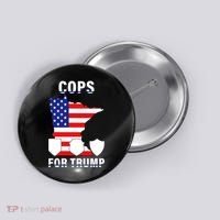 Cops For Trump Button thumb 0