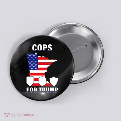 Cops For Trump Button
