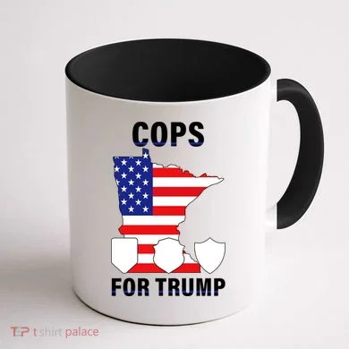 Cops For Trump Coffee Mug back