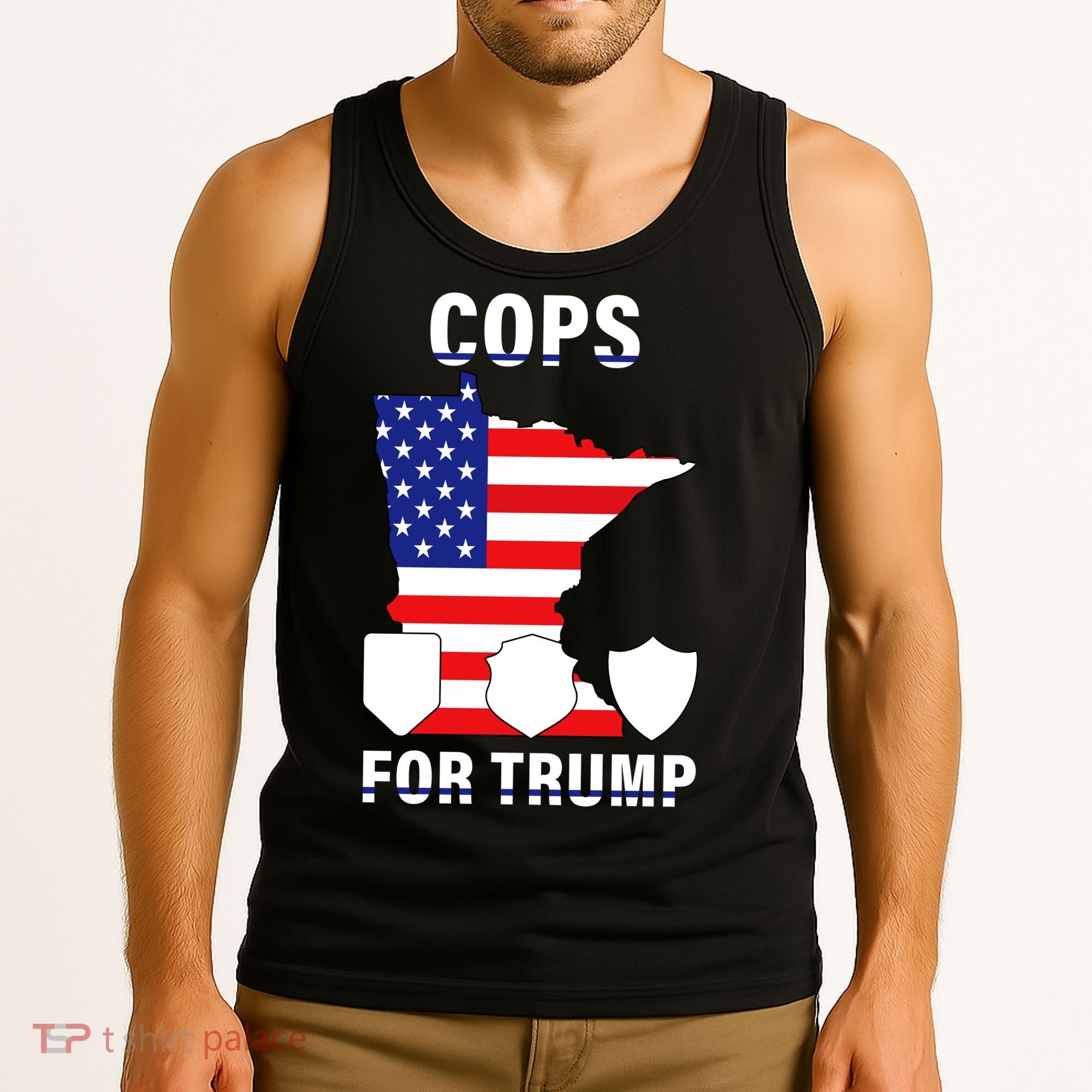 Cops For Trump Tank Top