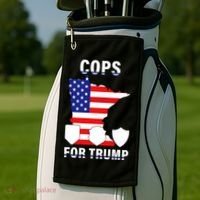 Cops For Trump Golf Towel thumb 2