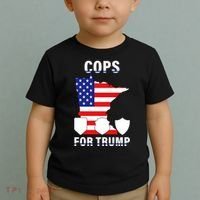 Cops For Trump Toddler T-Shirt thumb 2