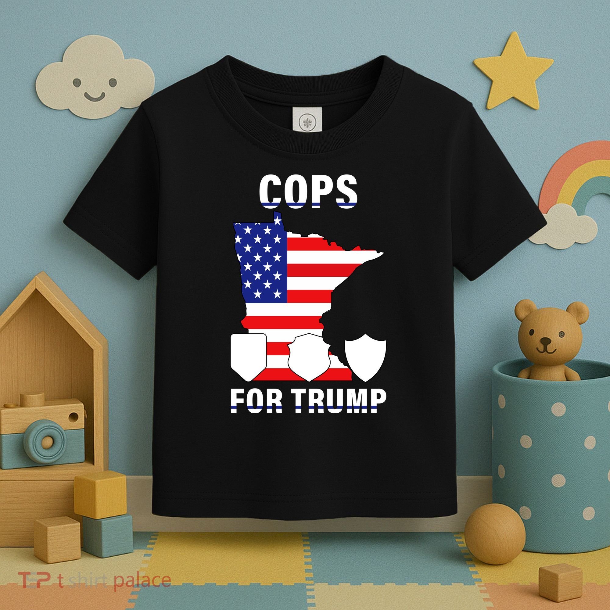 Cops For Trump Toddler T-Shirt