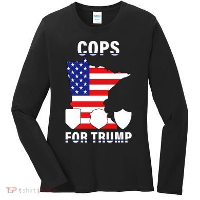 Cops For Trump Women's Long Sleeve Shirt