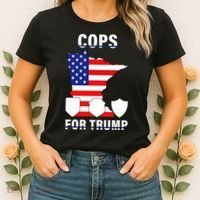Cops For Trump Women's T-Shirt thumb 2