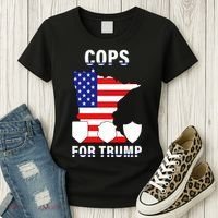 Cops For Trump Women's T-Shirt thumb 3