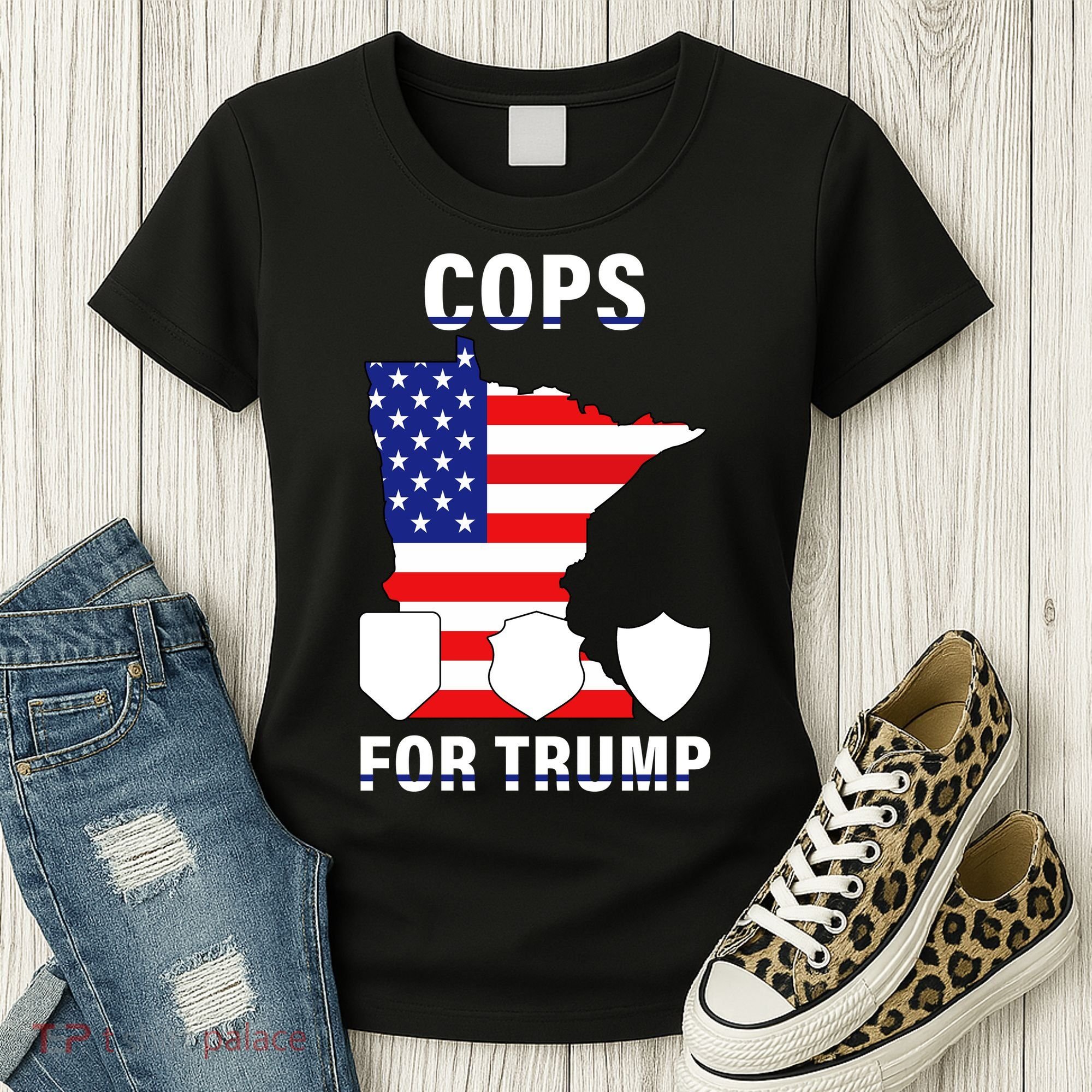 Cops For Trump Women's T-Shirt
