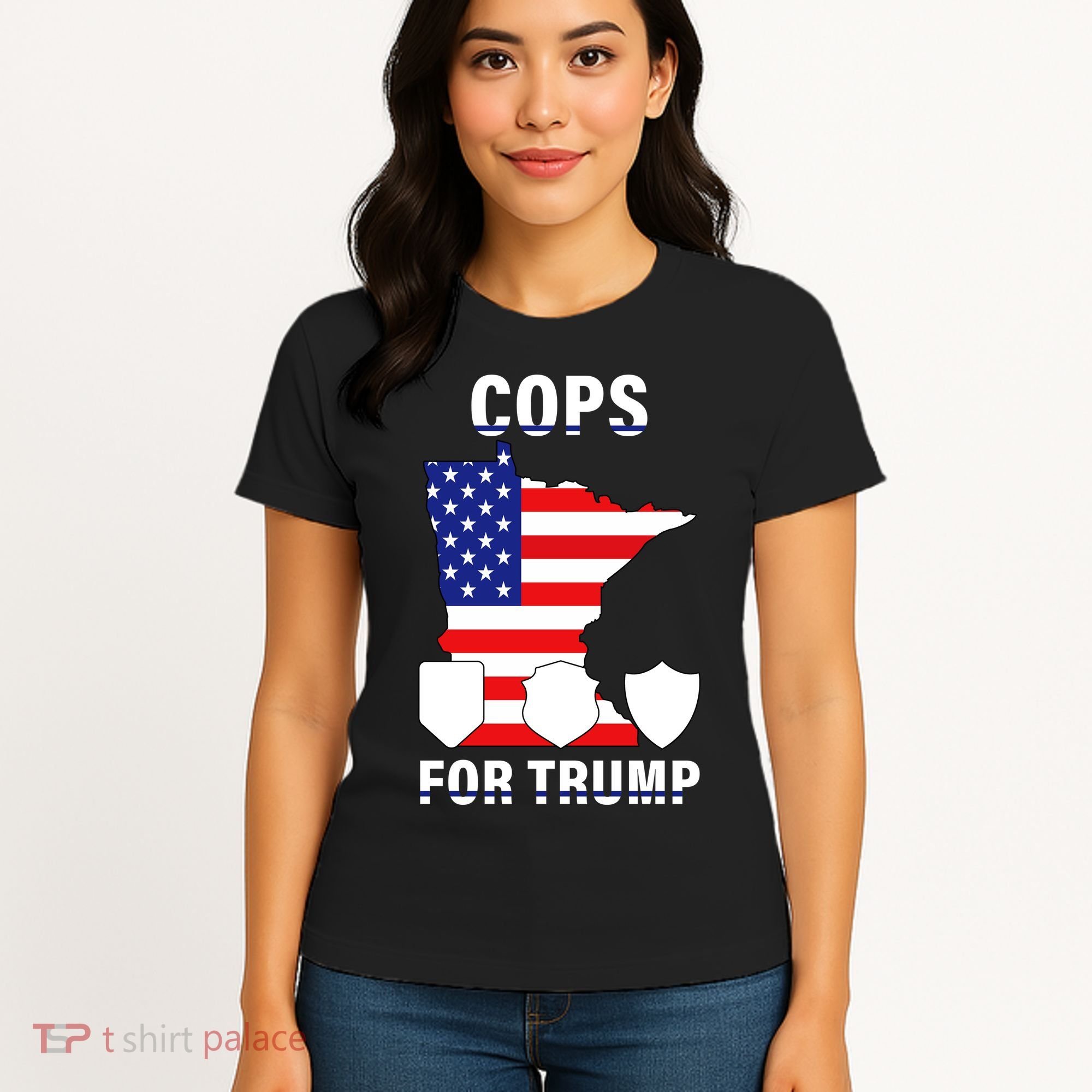 Cops For Trump Women's T-Shirt