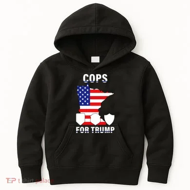 Cops For Trump Kids Hoodie