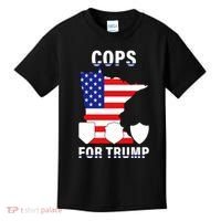 Cops For Trump Kids T-Shirt thumb 0