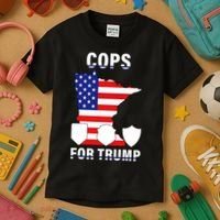 Cops For Trump Kids T-Shirt thumb 3
