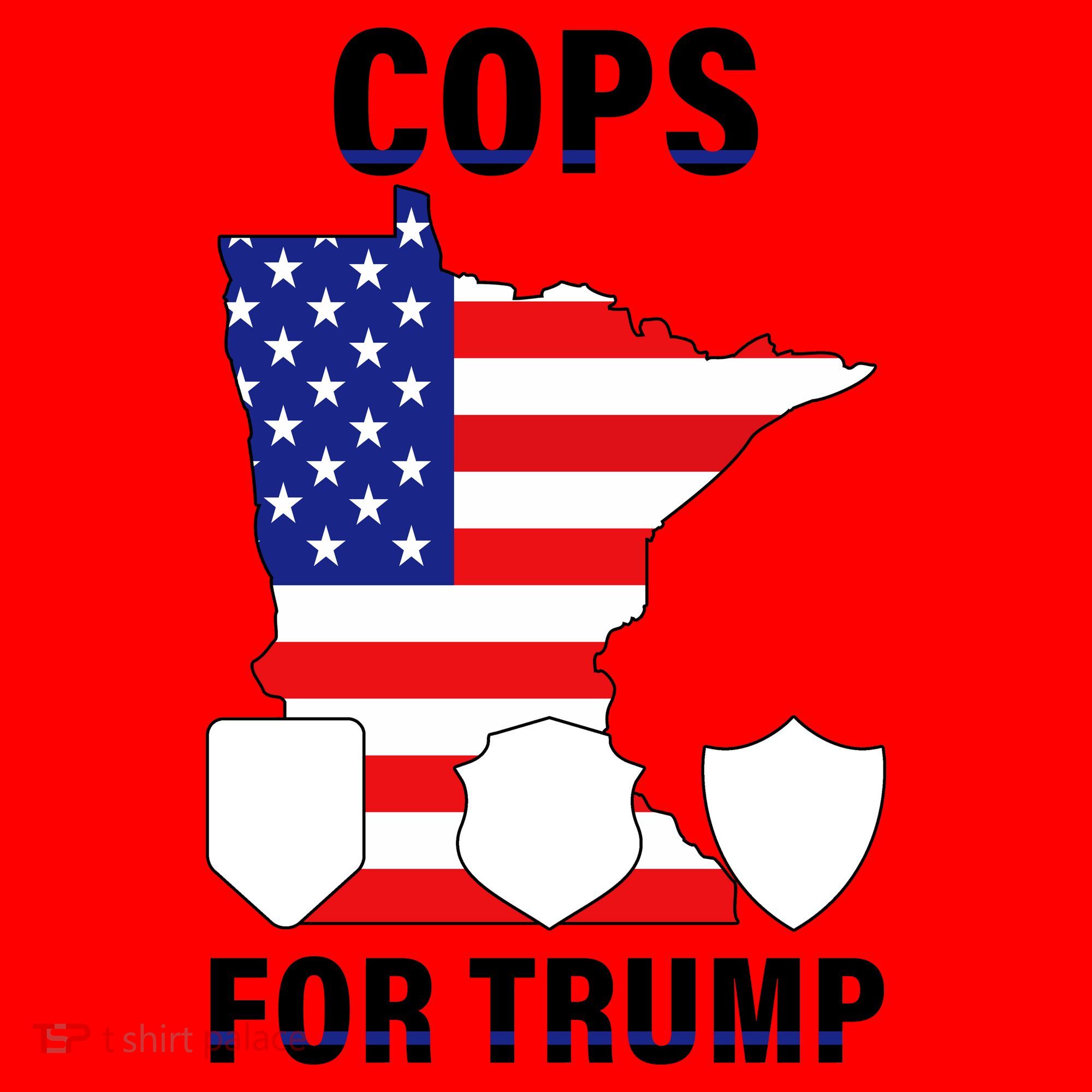 Cops For Trump Santa Hat