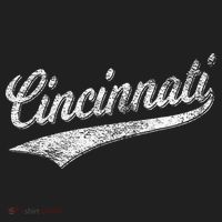 Cincinnati Ohio Retro Script Sports Jersey Flag Hat thumb 2