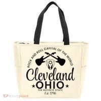 Cleveland Ohio Rock And Roll Capital Est 1796 Souvenir Tote Bag thumb 0