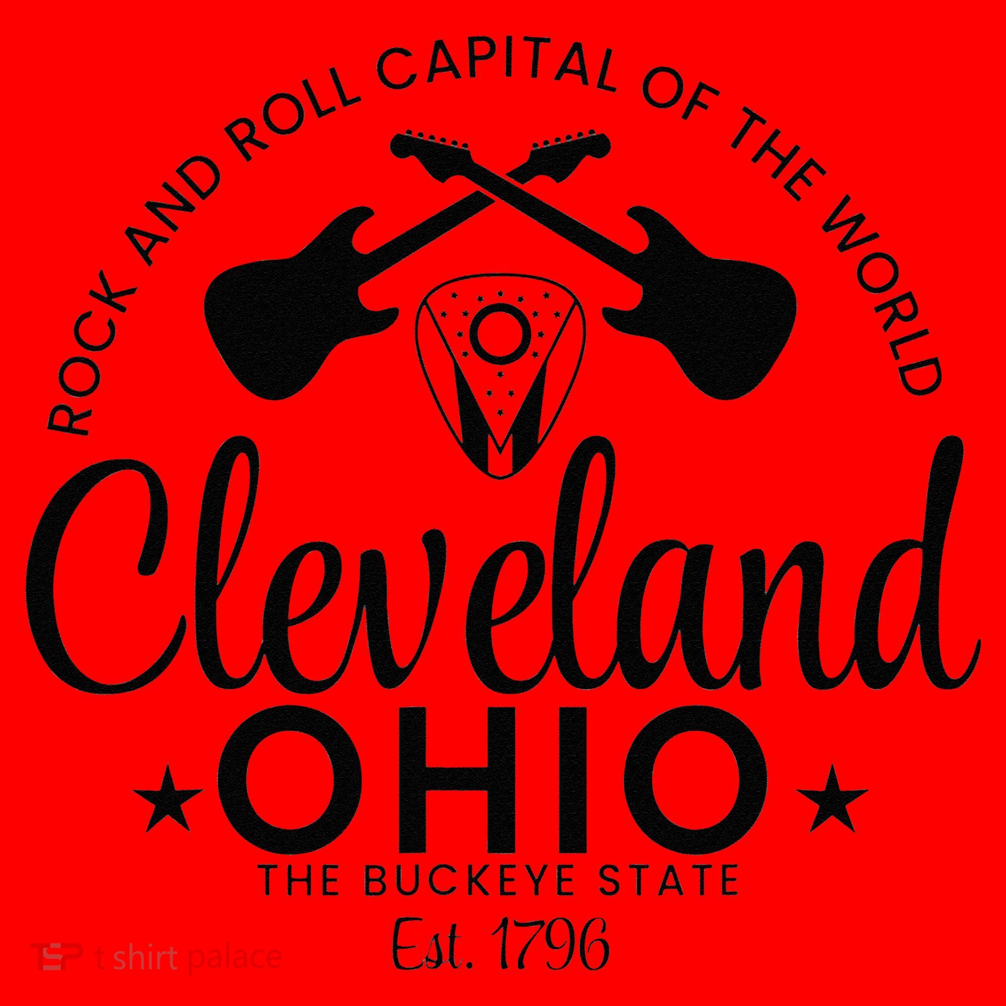 Cleveland Ohio Rock And Roll Capital Est 1796 Souvenir Santa Hat