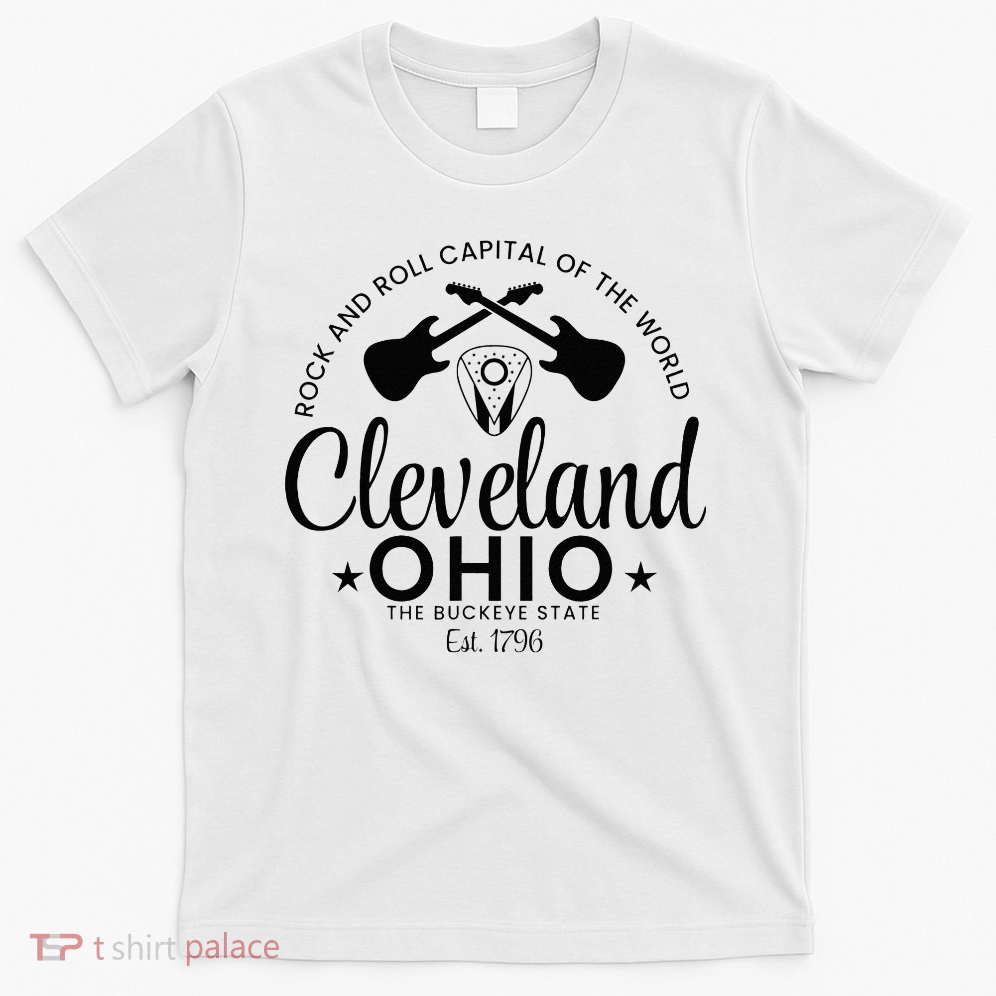 Cleveland Ohio Rock And Roll Capital Est 1796 Souvenir T-Shirt