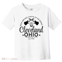 Cleveland Ohio Rock And Roll Capital Est 1796 Souvenir Toddler T-Shirt thumb 0
