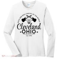 Cleveland Ohio Rock And Roll Capital Est 1796 Souvenir Women's Long Sleeve Shirt thumb 0