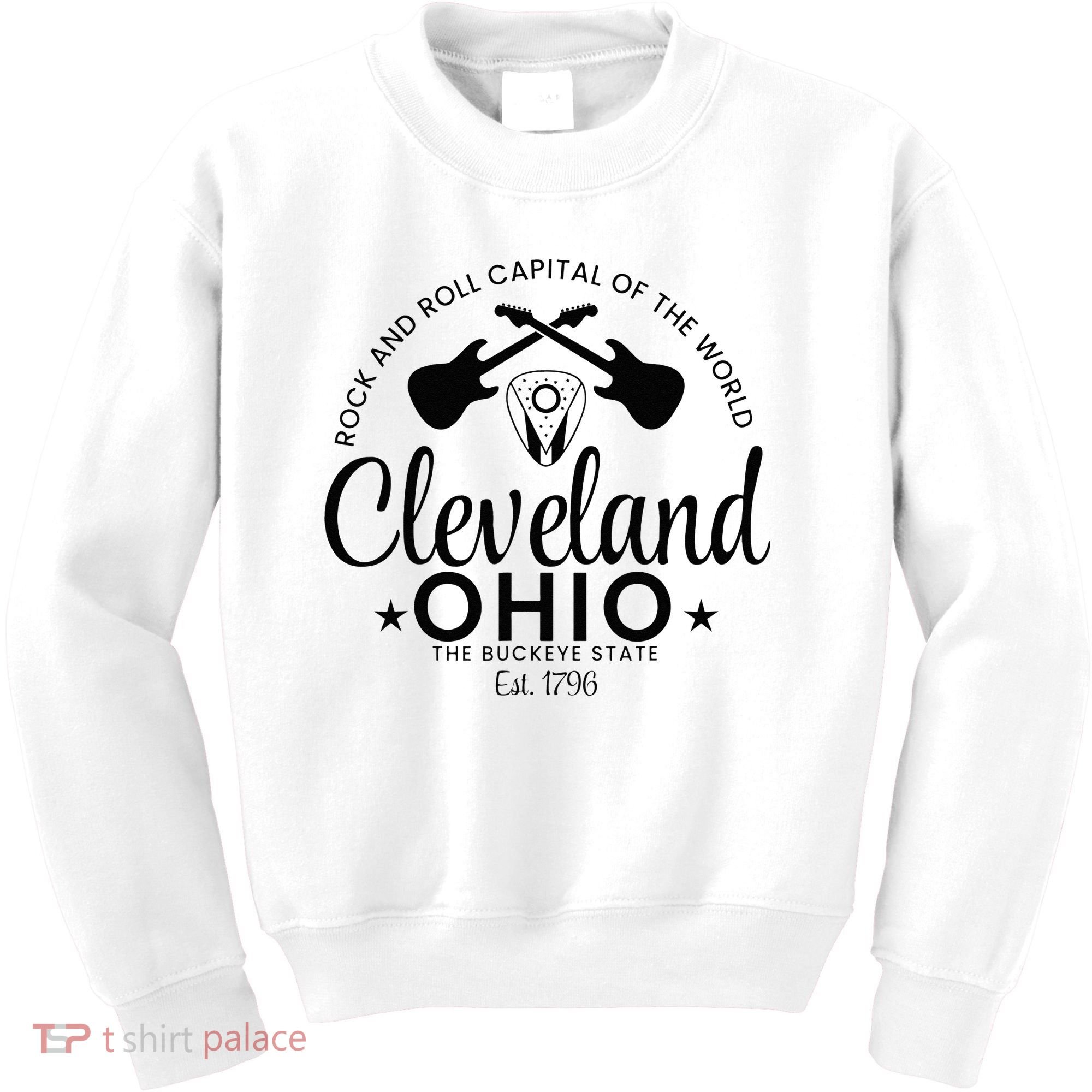 Cleveland Ohio Rock And Roll Capital Est 1796 Souvenir Kids Sweatshirt