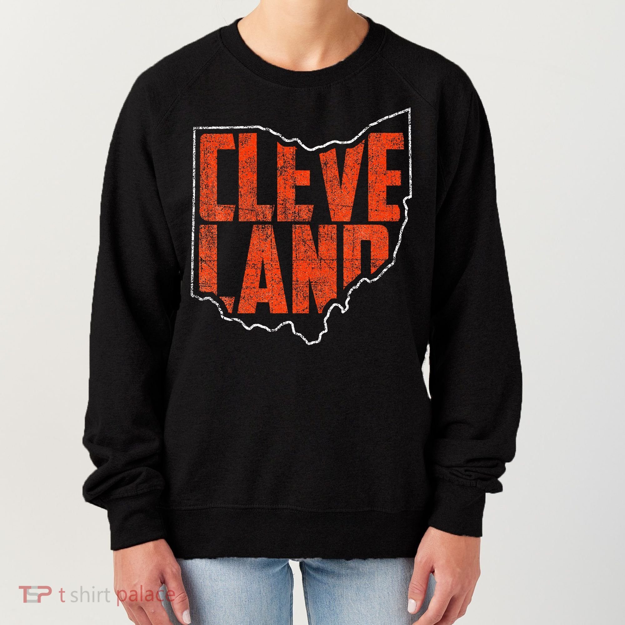 Cleveland Ohio Retro Souvenir Women's Sweatshirt