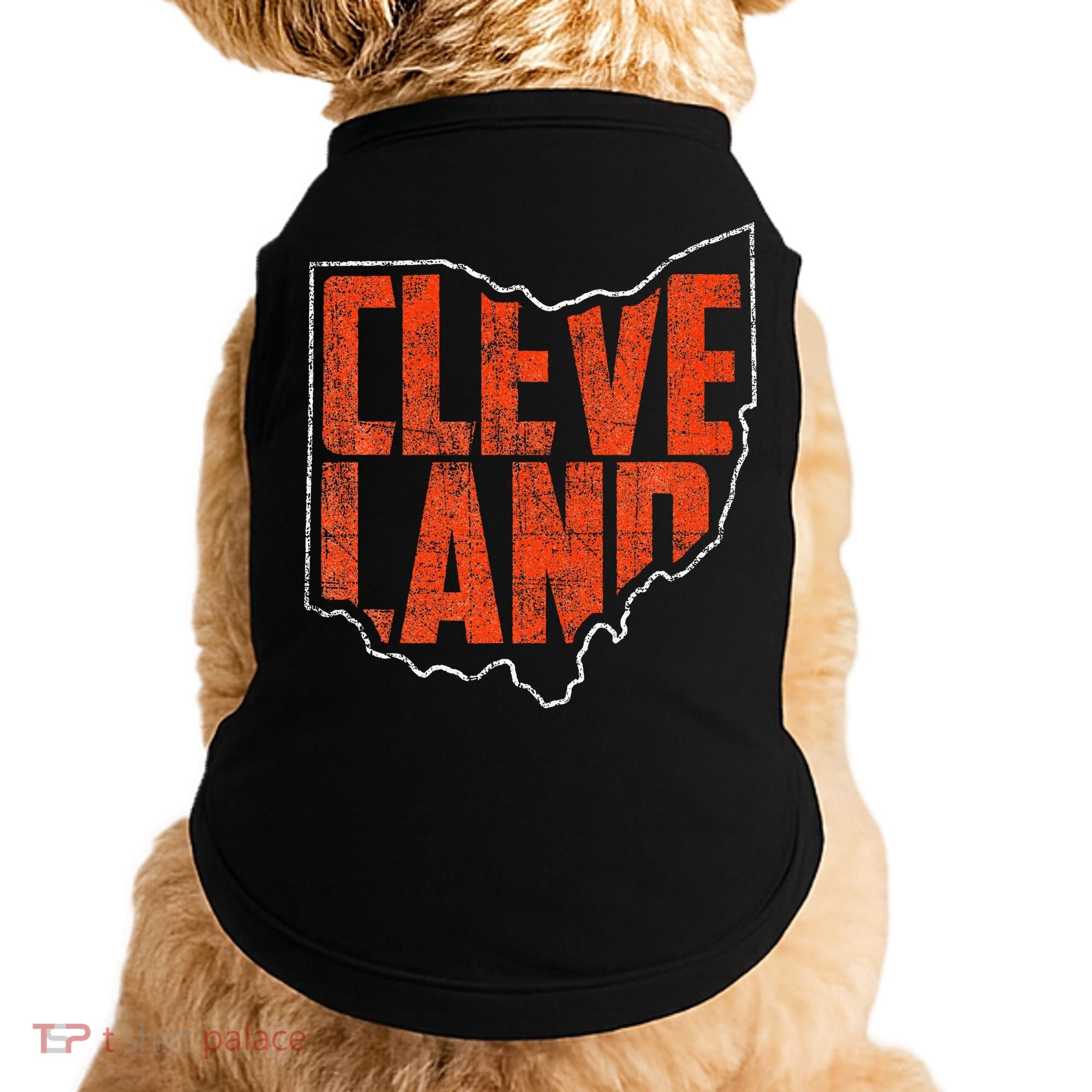 Cleveland Ohio Retro Souvenir Doggie Tank