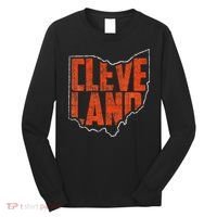 Cleveland Ohio Retro Souvenir Long Sleeve Shirt thumb 0
