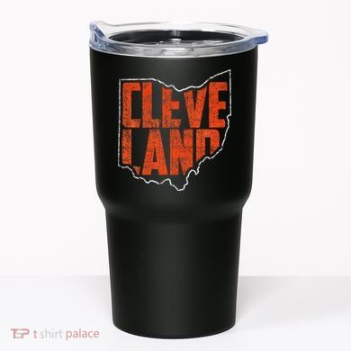 Cleveland Ohio Retro Souvenir Tumbler