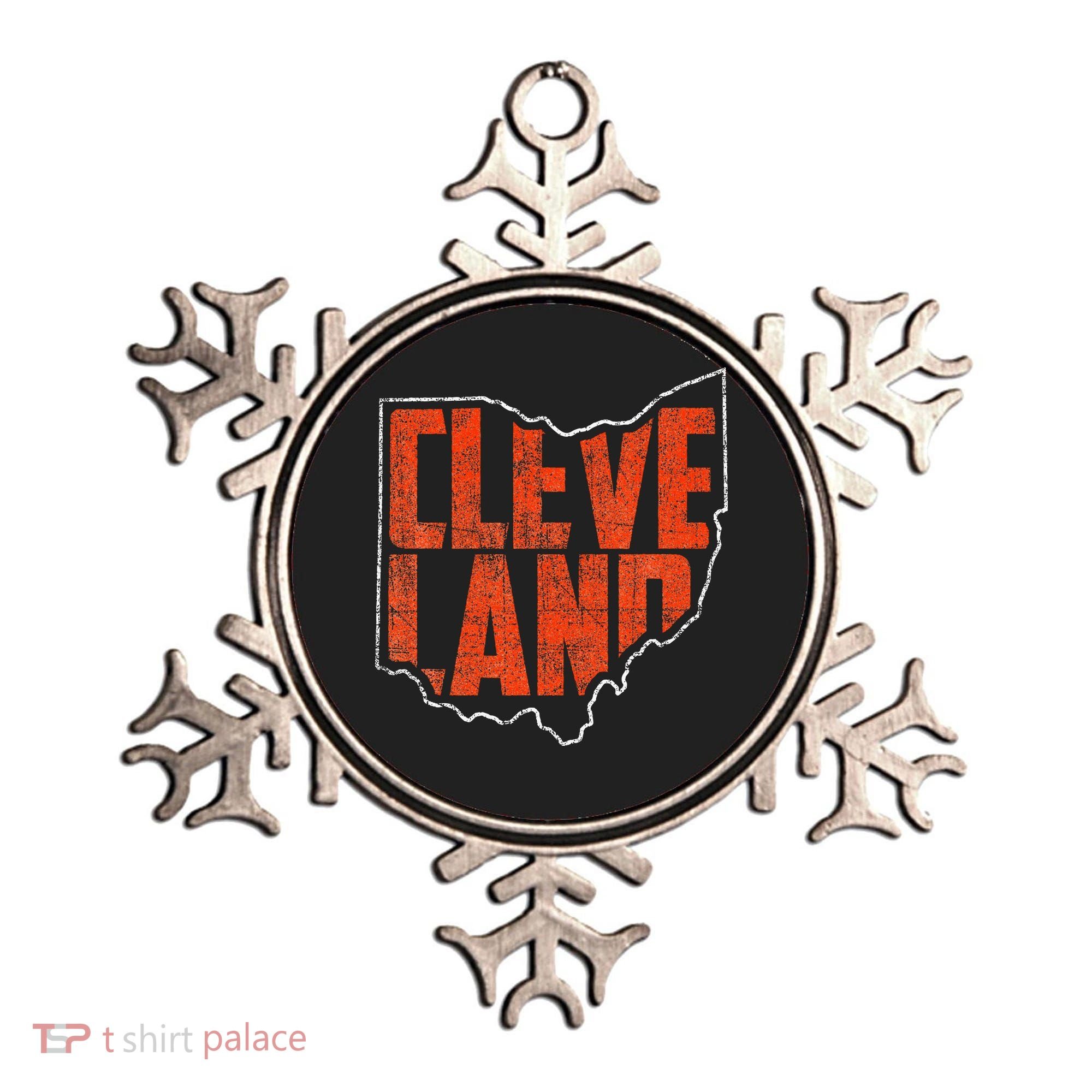 Cleveland Ohio Retro Souvenir Ornament