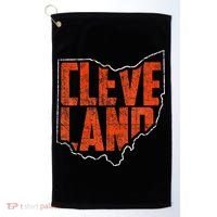 Cleveland Ohio Retro Souvenir Golf Towel thumb 0