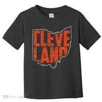 Cleveland Ohio Retro Souvenir Toddler T-Shirt thumb 0