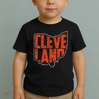 Cleveland Ohio Retro Souvenir Toddler T-Shirt thumb 2