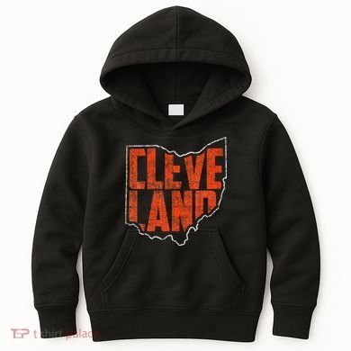 Cleveland Ohio Retro Souvenir Kids Hoodie
