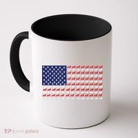 Corgi American Dog Flag Coffee Mug thumb 0
