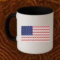 Corgi American Dog Flag Coffee Mug thumb 2