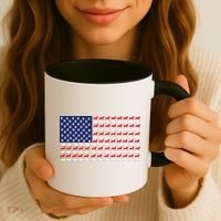 Corgi American Dog Flag Coffee Mug thumb 3