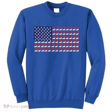Corgi American Dog Flag Sweatshirt