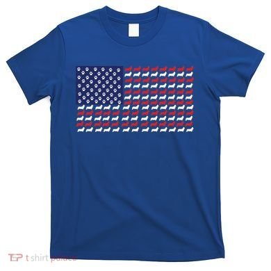 Corgi American Dog Flag T-Shirt