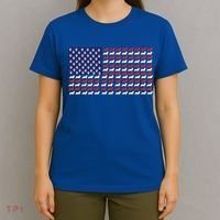 Corgi American Dog Flag T-Shirt thumb 4