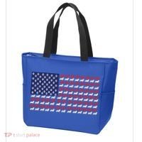 Corgi American Dog Flag Tote Bag thumb 3