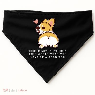 Corgi Butt Love A Dog USA-Made Doggie Bandana