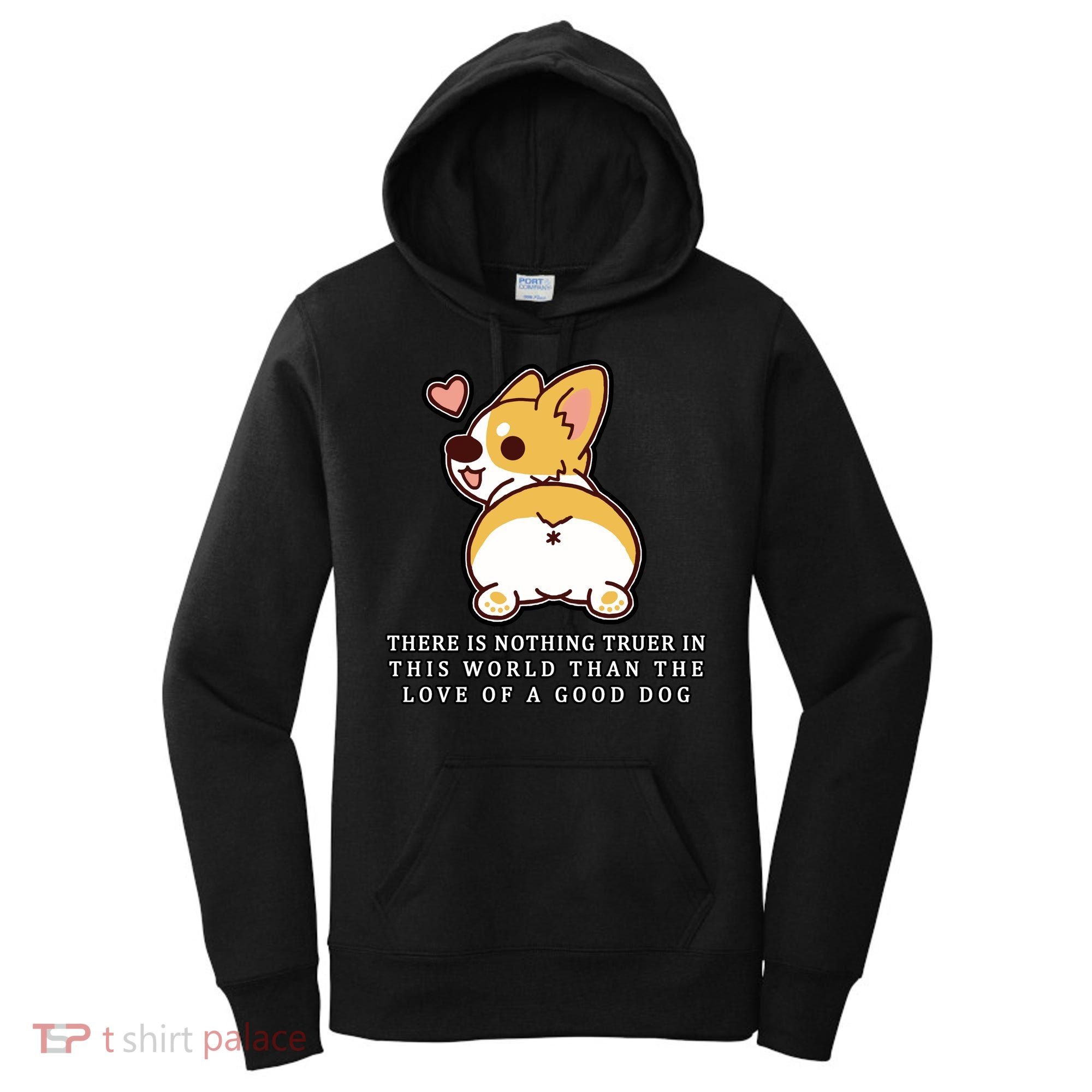 Corgi Butt Love A Dog Women's Hoodie